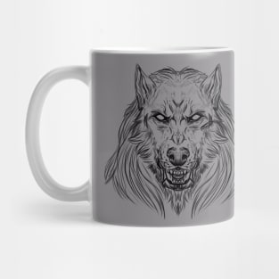 Werewolf head 1 Mug